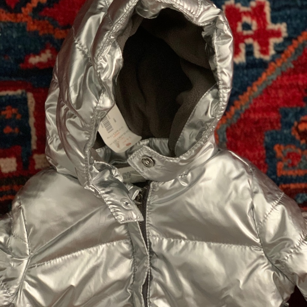 Gymboree Metallic Snow Suit with Gloves and Boots